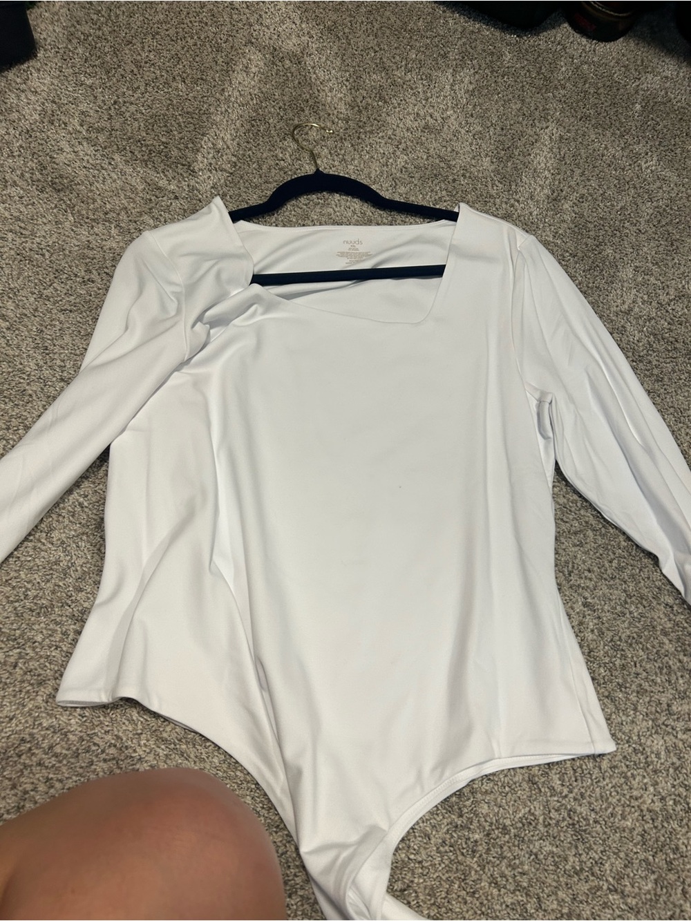 NUUDS square neck bodysuit